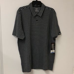 Oakley Striped Athletic Polo